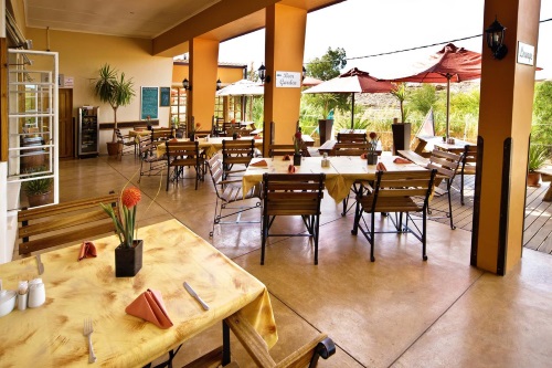 Bahnhof Hotel Aus buitenterras